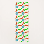 Blumenmuster Yogamatte (Vorderseite)