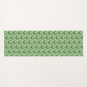 Blumenmuster Yogamatte (Rückseite (Horizontal))