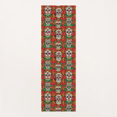 Blumenmuster Yogamatte (Vorderseite)