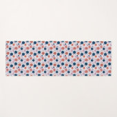 Blumenmuster Yogamatte (Vorderseite (Horizontal))