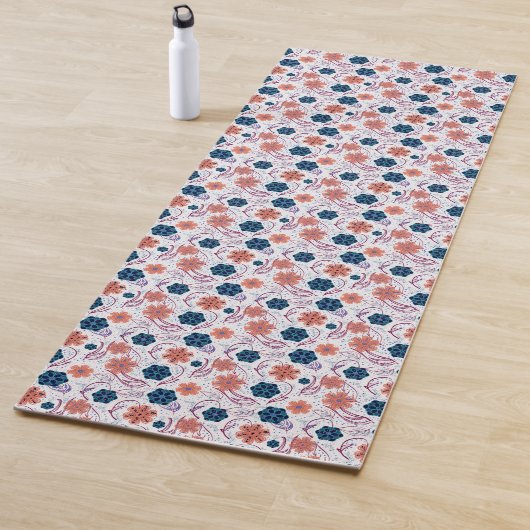 Blumenmuster Yogamatte (Beispiel)