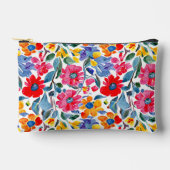 Blumenmuster Zubehörtasche (Vorderseite)