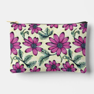 Blumenmuster Zubehörtasche