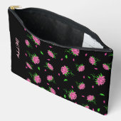 Blumenmuster Zubehörtasche (Offen)