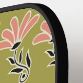 Blumenmusterdesign pickleball schläger (Linke Seite)