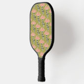 Blumenmusterdesign pickleball schläger (Links)