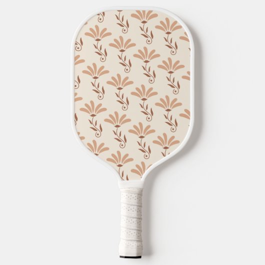 Blumenmusterdesign pickleball schläger (Rückseite)