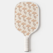 Blumenmusterdesign pickleball schläger (Vorderseite)
