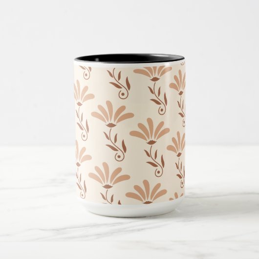 Blumenmusterdesign tasse (Zentrum)