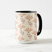 Blumenmusterdesign tasse (VorderseiteRechts)