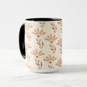 Blumenmusterdesign tasse (Vorderseite Links)