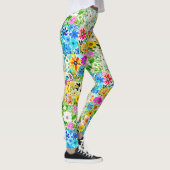 BlumenmusterKunstvoll wandern im Blume Leggings (Rechts)