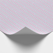 Blumenmusterstoff geschenkpapier (Ecke)