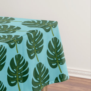 Blumenmustertischdecke tropischen Monstera Blattes Tischdecke