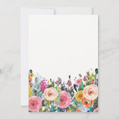 Blumenmütter am Tag Einladung (Rückseite)