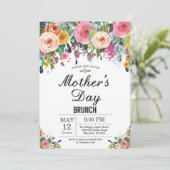 Blumenmütter am Tag Einladung (Stehend Vorderseite)