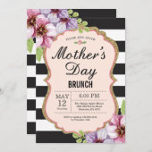 Blumenmütter am Tag Einladung (Vorne/Hinten)