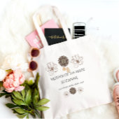 Blumenmutter der Braut Boho Hochzeit Tragetasche