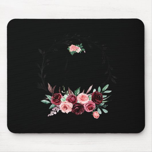 Blumenmutter der Braut Dusche Hochzeit Mousepad (Vorne)