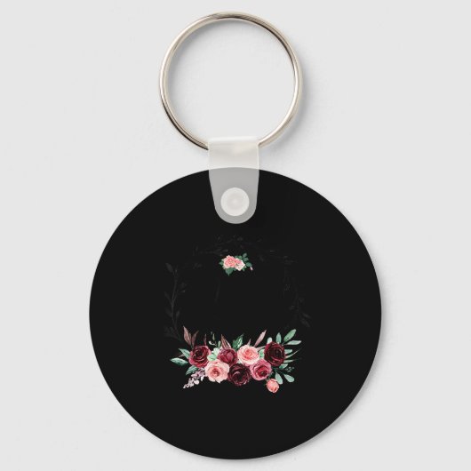 Blumenmutter der Braut Dusche Hochzeit Schlüsselanhänger (Vorderseite)