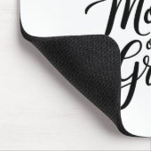 Blumenmutter des Bräutigams Hochzeitsdusche Mama V Mousepad (Ecke)