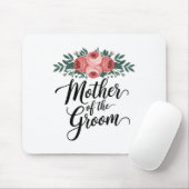 Blumenmutter des Bräutigams Hochzeitsdusche Mama V Mousepad (Mit Mouse)