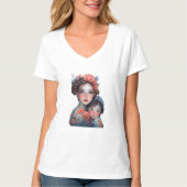 Blumenmutter T-Shirt (Vorderseite)