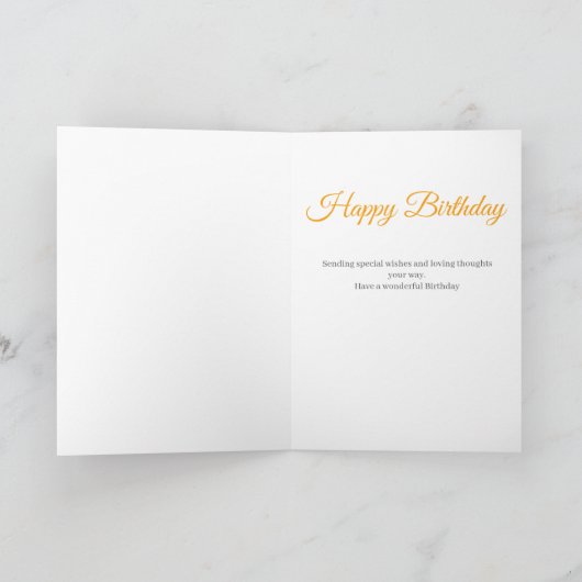 Blumenmutter Wildblumen Geburtstag Karte (Innenseite)