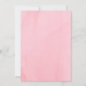 Blumenmütterschaft Schwangere Mama Mutter Kinderdu Einladung (Rückseite)