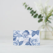 Blumennagelsalon Visitenkarte (Stehend Vorderseite)