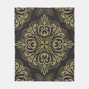 Blumennahtlos, Vintag, botanisches Design. Fleecedecke