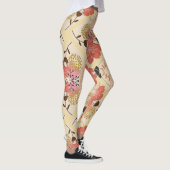 Blumennahtlos Vintages Musterdesign. Leggings (Rechts)