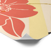Blumennahtlos Vintages Musterdesign. Poster (Ecke)