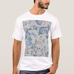 Blumennahtloser Garten-Hintergrund T-Shirt
