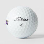 Blumenname Audrey mit Taube, Golfball (Logo)