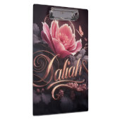 Blumenname-Kunst: Daliah  Klemmbrett (Rechts)