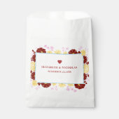 Blumennamen, kundenspezifische Gastgeschenk Hochze Geschenktütchen (Vorderseite)