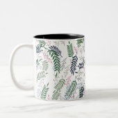 Blumennatur Inspiriert Leaf- und Akzent-Design Zweifarbige Tasse (Links)