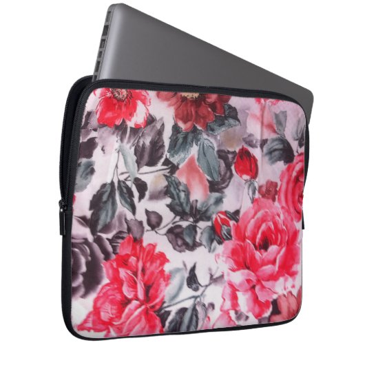 Blumenneopren-Laptop-Hülse 13 Zoll Laptopschutzhülle (Vorne Rechts)