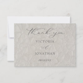 Blumenneutrale Hochzeit Dankeskarte