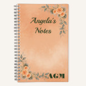 BlumenNotebook für Jemand Besonderes! Notizblock (Vorderseite)