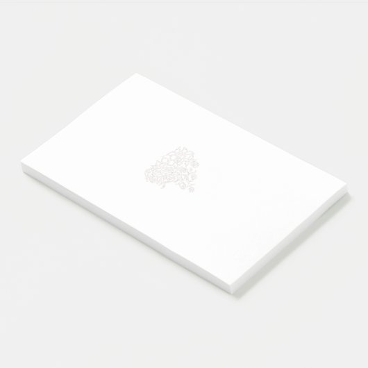 Blumennoten und farbige Post-It-Notes | Niedlicher Post-it Klebezettel (angewinkelt)