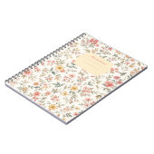 Blumennotizbuch im Pastellton Notizblock (Linke Seite)