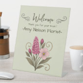 Blumennotizen & Tagesplanung-Florist Sockelschild (In Situ)