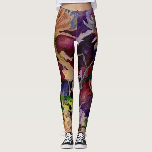 Blumennummer 7 leggings (Vorderseite)