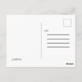 Blumennummern 6:24-26 Geburtstag Postkarte (Rückseite)