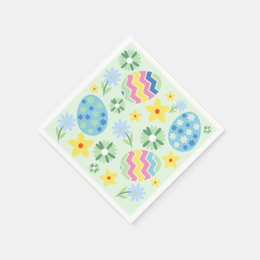 Blumenoaster Serviette (Ecke)