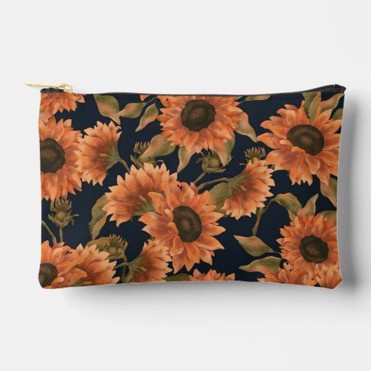 Blumenoberflächenmuster - Tropisches Mode-Dekor Zubehörtasche (Vorderseite)