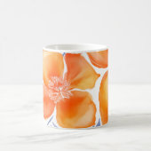 Blumenorange Kaffeetasse (Mittel)