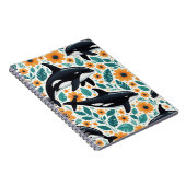 Blumenorca Spiral Foto Notebook Notizblock (Rechte Seite)